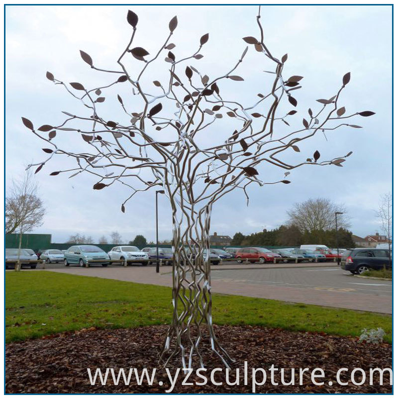 Stainless Steel Tree Sculpture